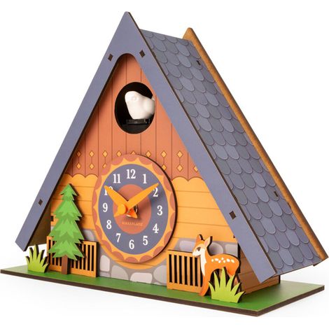 Kikkerland - Cuckoo Clock - 22 cm x 18.25 cm x 9 cm