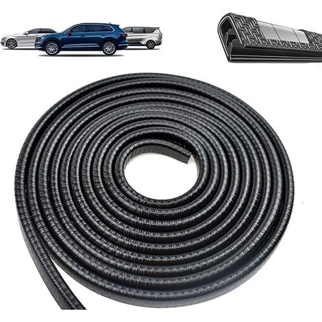 Protective Car Door Seal, Stool Bar Pads U-Shape Seal – Black (1/5)