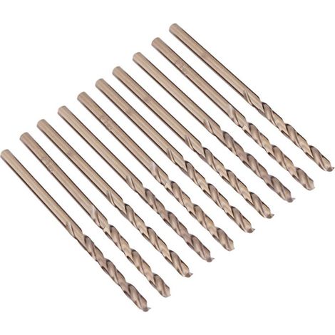 Jeu de forets en cobalt M35 HSS-CO pour le perçage de l'acier inoxydable (3,5 mm)