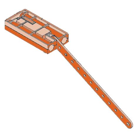 Gruppo Sblocco Carrello Pattino Per Binario Guida Catena Cinghia FAAC 4283265 GENIUS Ricambio (1/3)