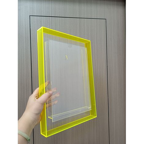 Cadre Photo Acrylique Transparent Double Face - 15,2 cm - Pour Table Ou Mur - Cadre Photo Sans Bordure - 1 Pièce (1/5)