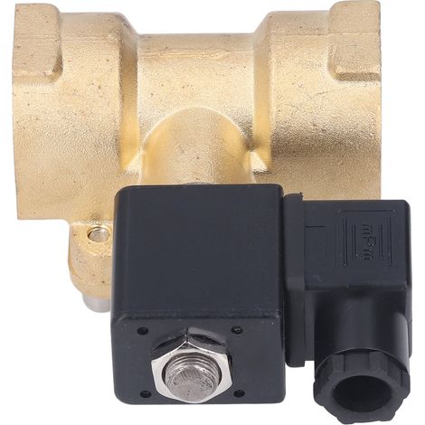 Messing-Magnetventil G3/4" NC, 2-Wege-Hochdruckmembran für Wasser und Luft, 110 V Wechselstrom (1/5)