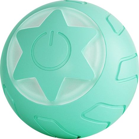 Balle Pour Chat - Interactif Auto-Mouvement 360 Degres - Pour Jeux Intérieurs - Silicone Souple - 1 Piece (1/5)
