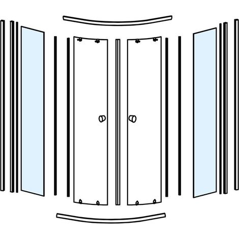Aqualine – Verre trempé HLS900 à une pièce fixe – 7.5kg – Pour chantiers humides – Garantie 2 ans