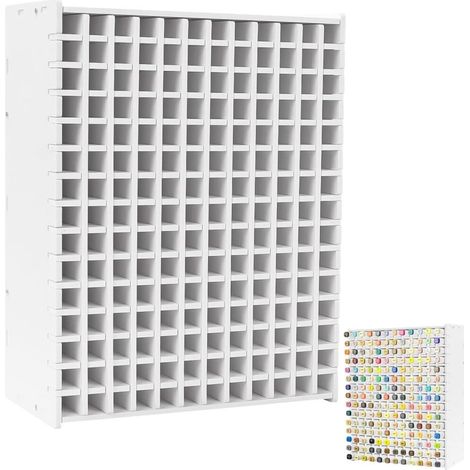 Rangement pour feutres – Organiseur pour feutres et marqueurs avec fixation à vis pinceaux) (120 (1/5)