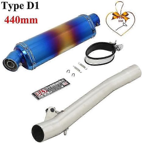 Système d'échappement Yoshimura pour moto Suzuki Bandit 600, silencieux à tube de liaison modifié, DB Killer, GSF600, GSF600S, 1995-2006 (Type D1) (1/5)