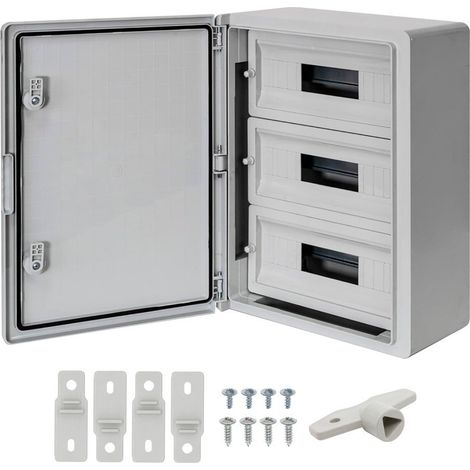 Armario distribución ABS 42 módulos (14x3) 350x500x190mm. Puerta Opaca