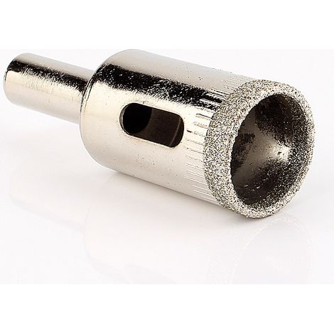 Perceuse carotteuse diamant 18mm pour verre, carrelage, granit, marbre - foret scie cloche professionnel (1/5)