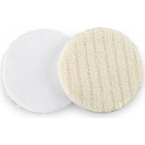 Roue en feutre de polissage 80 mm pour réparation de rayures sur automobile et surfaces en verre, polissage doux pour tampons pour bois et marbre (80 mm) (1/5)