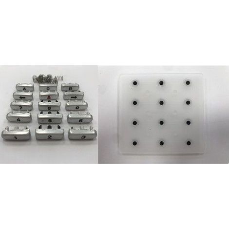 FERMAX 9745 Jeu de touches clavier CITY CLASSIC