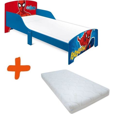 Lit + Matelas Spiderman Skrash Foooooosh  140x70 cm