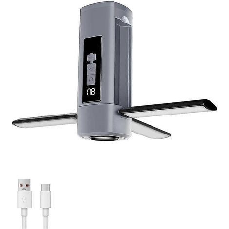 Faltbare und tragbare wiederaufladbare Campinglampe, Hängezeltlaterne mit Notlicht fürs Auto. (1/5)