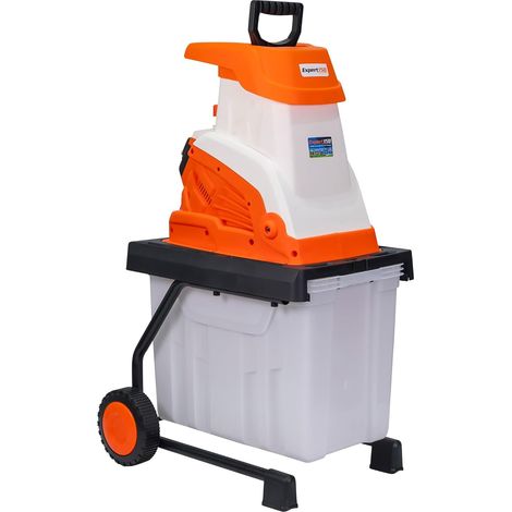 RURIS Broyeur de Végétaux Électrique Expert 150 2600W 4500 tr/min Branches 45 mm Bac 45 L 2 Roues 230V (1/5)