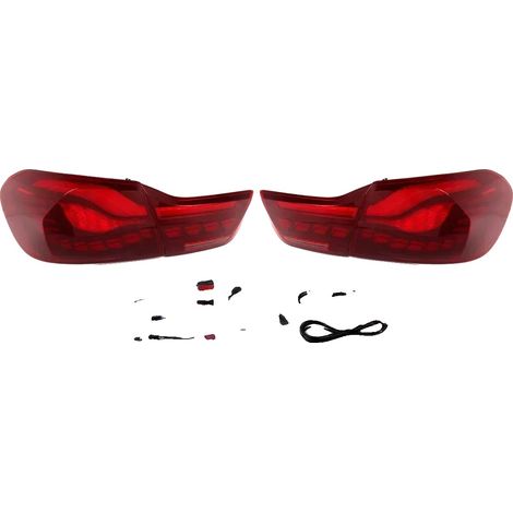 Ensemble de Feux Arrières, Technologie LED, Installation Plug-and-Play, ROUGE (1/2)