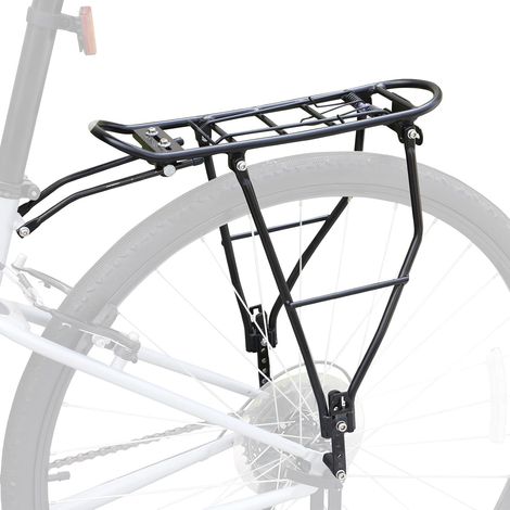 Porte-bagages de vélo réglable pour voyage à vélo - Porte-bagages arrière convient pour vélos de course 26”-29“/700c (1/5)