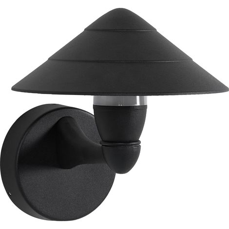 Outdoor Wall LED Light Lamp Black Aluminium External Modern Design Garden Patio NAVEA (1/5)