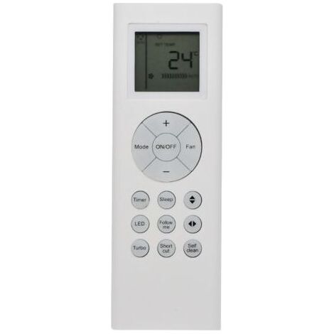 Applicable à la télécommande du climatiseur RG66 67BGEF, la fonction est la même que la télécommande d'origine (1/4)