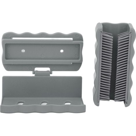 Bonnie grille siphon silicone anti-cheveux pour douche, bouchon de vidange gris, arrête-cheveux facile, évite obstructions, salle de bain, usage domestique. (1/5)