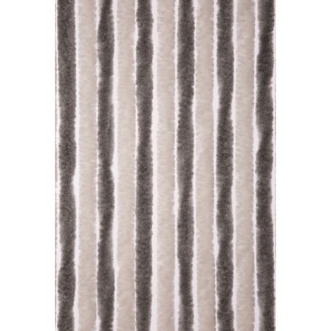 Conacord Vorhang Flauschi silber-weiß 90 x 200 cm