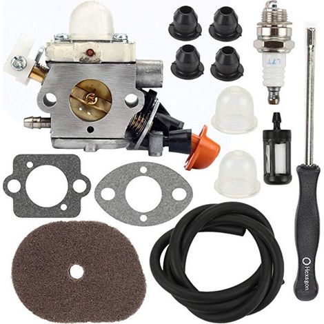 Ensemble de carburateur Stihl FS40 FS50 HT56 KM56 FS56 FS70 - Avec filtre à air filtre à huile