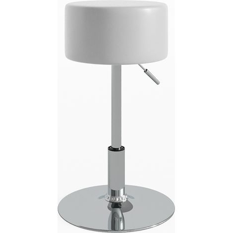 Sgabello Design, Bianco, 33.5 x 67 cm per tavolo da toeletta, Vicco (1/5)