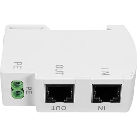 Protecteur de surtension Gigabit Ethernet PoE pour rail DIN RJ45, réseau LAN CAT5/CAT6, parafoudre 36mm, montage sur rail DIN (1/5)
