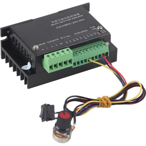 Contrôleur de pilote de moteur BLDC de broche sans balais CNC WS55-220 DC 48V 500W (1/5)