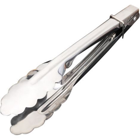 Pinces de service en acier inoxydable, qualité alimentaire, pour buffet, cuisine et barbecue, lot de 7 pouces (1/5)