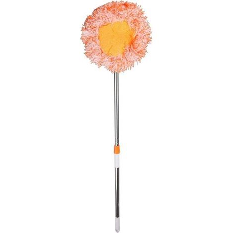 Balai de nettoyage rotatif à 360 ° réglable en forme de tournesol pour mur, grande capacité, filtre de rechange lavable (1/4)