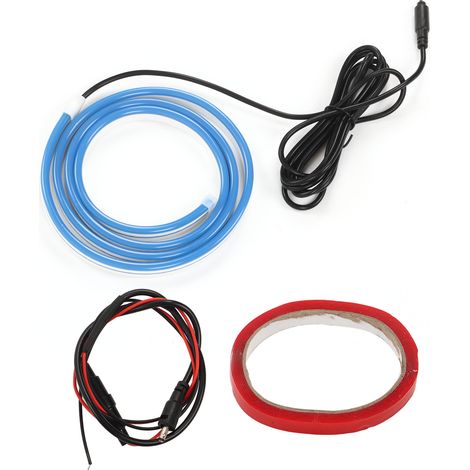 Bande lumineuse flexible bleue 1,2 m pour capot de voiture 12V, étanche IP67, éclairage LED extérieur pour voitures, SUV, camions (1/5)