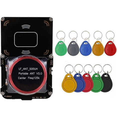 Lecteur de cartes RFID Proxmark3 + porte-clés 5XT5577/UID, graveur de clés IC/ID, duplicateur RFID, copieur et programmateur de puces NFC 5.0 (1/5)