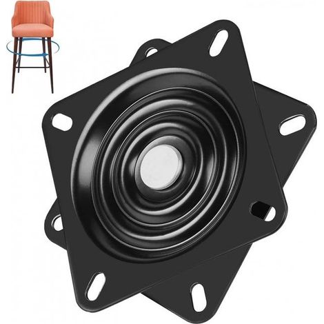 (6 inch)Table Tournante de Chaise Pivotante, Plateau Tournant Roulement à Billes, 15315322 mm, Max 250kg, Plateau Tournant à Roulement à Billes à (1/5)