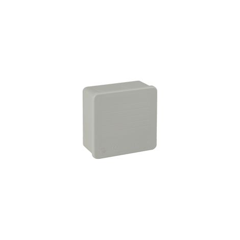 Scatola di connessione stagna quadrata senza coni IP55/IK07 80x80x35mm/90x90x40mm con coperchio chiusura a scatto SOLERA 604C