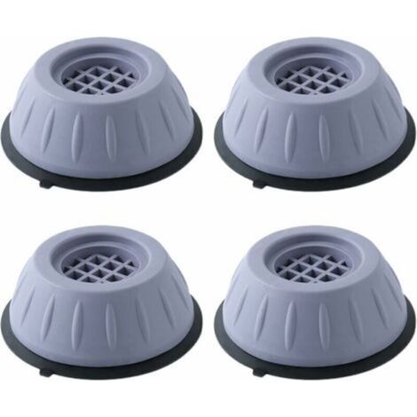 4Pcs Anti-Vibration Pads for Washing Machine, Anti-Vibration Mat for Washing Machine, Non-Slip Rubber Feet for Shock and Noise Suppression, Non-Slip for Washing Machine Refrigerator, Raised 3cm (1/5)