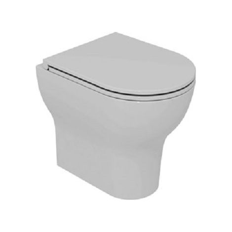 Water Speed filomuro senza brida (rimless) cm. 52x36 bianco