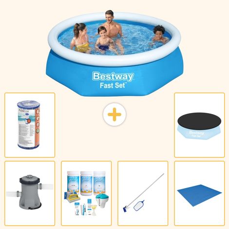 Bestway Bestway Fast Set Ronde - 244x61 cm - 7-pièces S21399 (1/5)