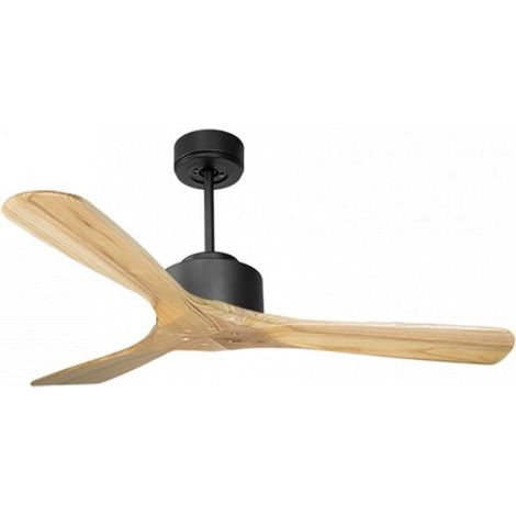 Modulo de KlassFan - Super destratificateur et ventilateur DC 132 cm Gris basalte pales bois clair sans Lumière 25 à 40 m² (1/5)