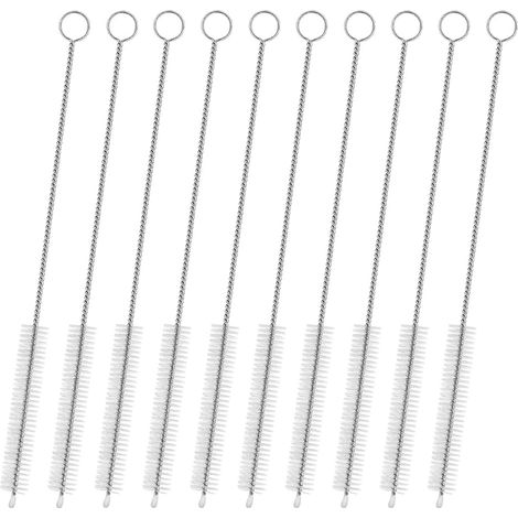 10 x Tube Cleaning Brushes, 30 cm Fine and Long Cleaning Brush, Straw Brush and Pipe, Clean Spaces, for Milk Pipe, Test Tubes, Teapot, Drink, Straws (1/5)