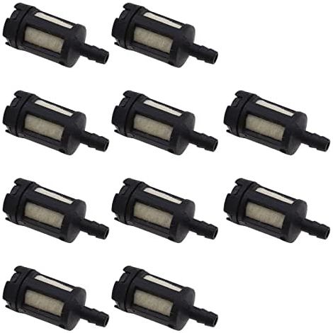 10pcs Filtre à Carburant pour Tronçonneuse à Essence Compatible avec Homellite 49422 00759003 PS00380 96639 Tondeuse à Gazon Cartouche de Carburant en Plastique (1/5)