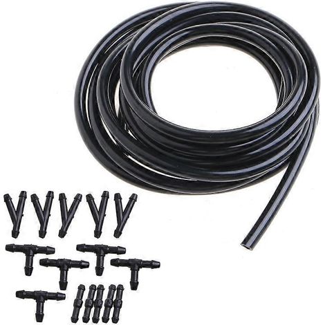 Tuyau de lave-glace pour essuie-glace, buse de jet d'eau pour pare-brise, tube de liquide lave-glace - Tuyau de 3 m - connecteur 15 (1/5)