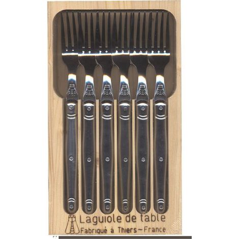 Geschenkset mit 6 Gabeln - Laguiole Inox - Jean Dubost