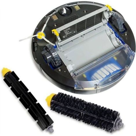 Kit Accessoires Roomba 600 - Brosse Latérale Filtre Rouleau - Compatible Modèles 600 620 630 650 660 - 8x 8x 1x (1/5)