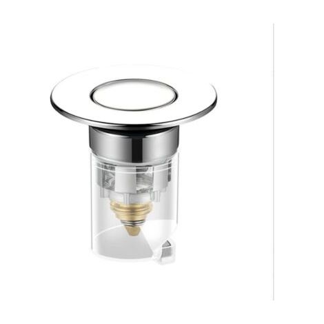 BUNTHAUS Bouchon de fuite anti-odeur rebondissant de piscine de lavabo accessoires d'égouttoir de bassin bouchon de fuite anti-odeur de type presse à noyau rebondissant (1/3)