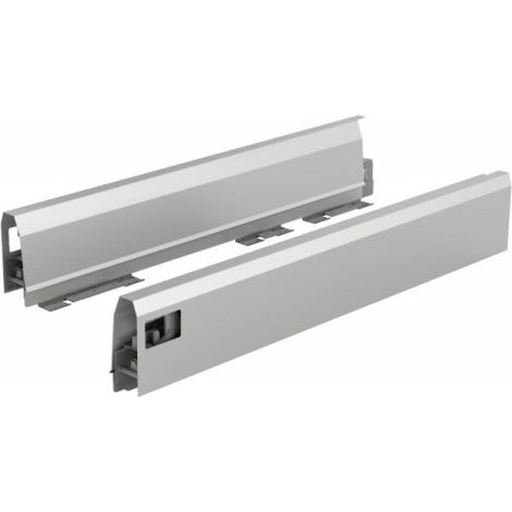 Ensemble flexible pour tiroir 94 mm ArciTech - HETTICH                                Argent