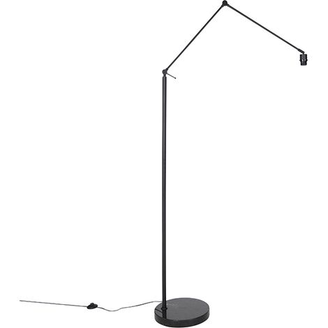 Modern Floor Lamp Black Adjustable - Editor