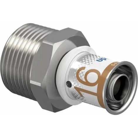 Raccordo Uponor S-Press Plus in metallo per impianti idraulici