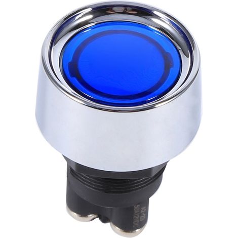 Bouton démarrage moteur 12V 50A voiture avec lumière bleue, interrupteur d'allumage multifonction pour véhicule. (1/5)