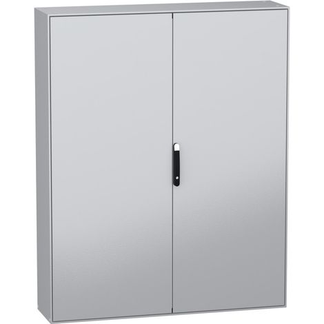 [JAMAIS UTILISE] Armoire Monobloc Électrique SCHNEIDER PanelSet SM 2 Portes 200x160x40cm Gris - NSYSM2016402D (1/5)