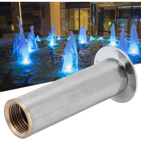 Garten-Wasserstrahldüse – G1/2 Springbrunnendüse – Kupfer und Edelstahl – Pilzdüse