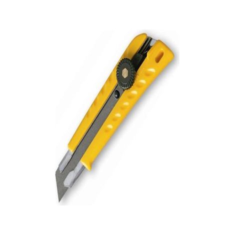 Olfa – Cutter L-1 avec lame rétractable – Couteau à lame universelle pour coupe nette – Pour bois dur et teck – 1 pièce (1/10)